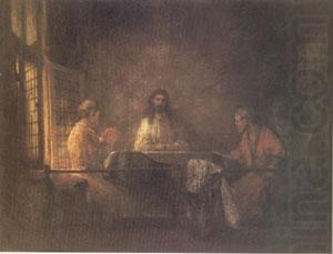 Rembrandt Peale The Pilgrims at Emmaus (mk05)